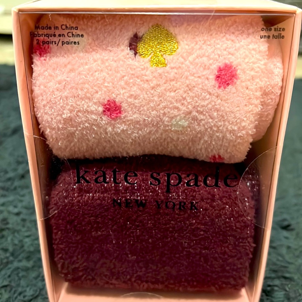 NWT - Kate Spade Soft Crew Socks